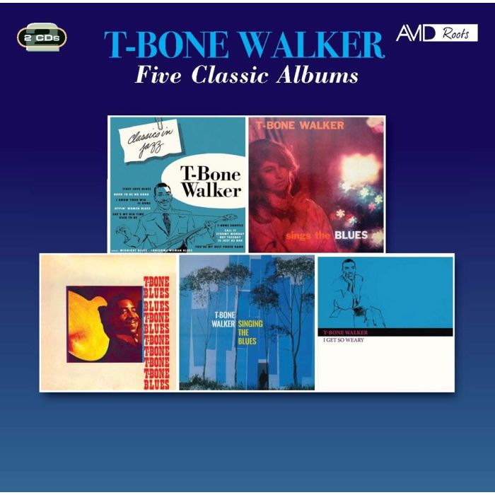 T-BONE WALKER - CLASSICS IN JAZZ / SINGS THE BLUES / T-BONE BLUES / SINGING THE B