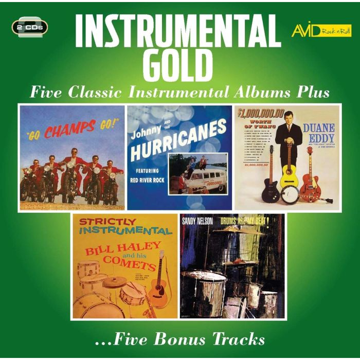 CHAMPS; JOHNNY & THE HURRICNAES; DUANE EDDY; BILL HALEY & HIS COMETS; SANDY NELSON - GO CHAMPS GO / JOHNNY & THE HURRICANES / $1,000,000 WORTH OF TWAN