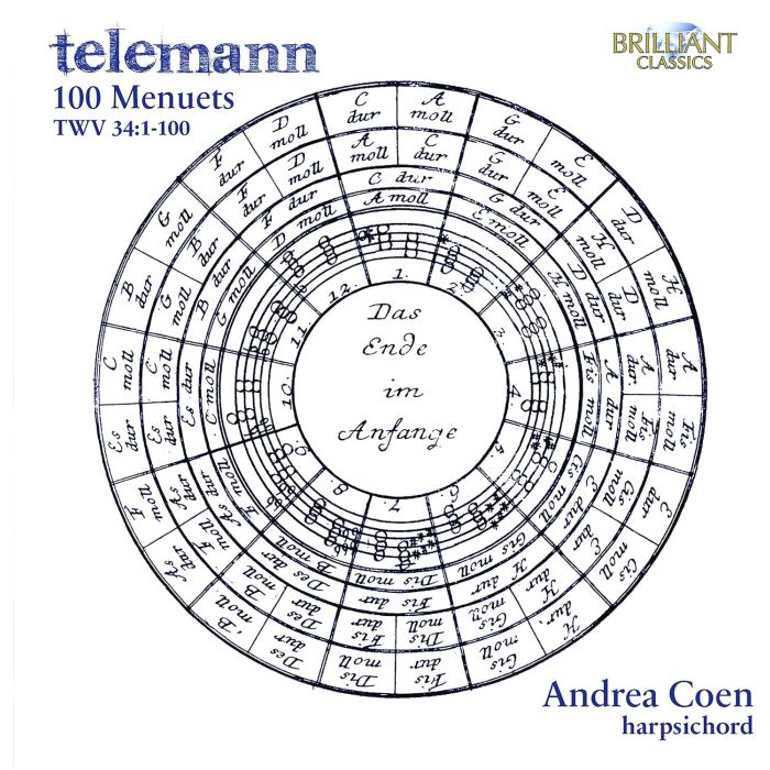 ANDREA COEN - TELEMANN: 100 MENUETS TWV 34:1-100
