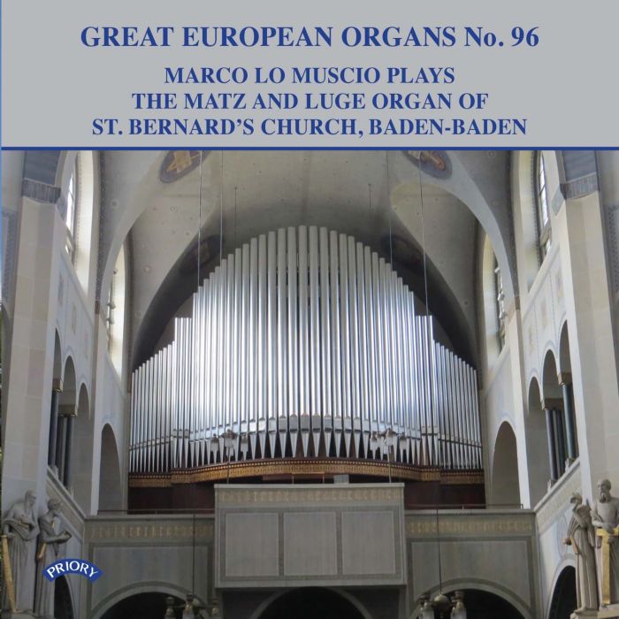 MUSCIO, MARCO LO - GREAT EUROPEAN ORGANS NO 96 THE MATZ & L