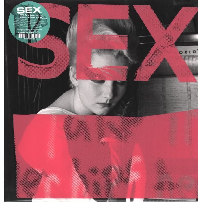 VARIOUS ARTISTS - SEX – WE ARE NOT IN THE LEAST AFRAID OF RUINS (BLUE VINYL)