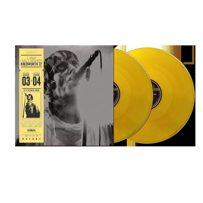 LIAM GALLAGHER - LIVE AT KNEBWORTH '22 (2LP/SUN YELLOW VINYL)