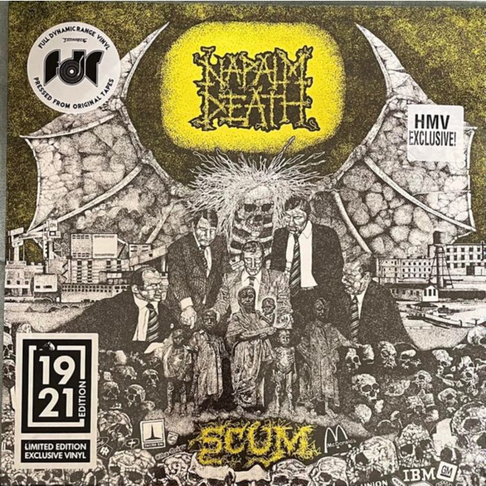 NAPALM DEATH - SCUM (WHITE VINYL)