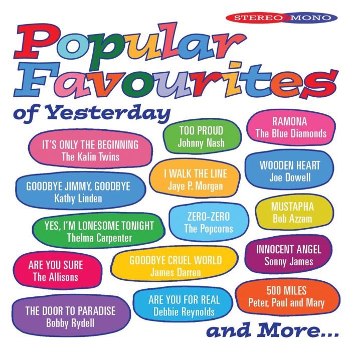 VARIOUS ARTISTS - POPULAR FAVOURITES OF YESTERDAY
