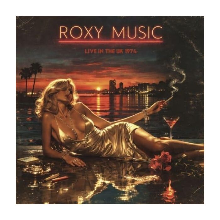 ROXY MUSIC - CITY HALL. NEWCASTLE 28TH OCTOBER 1974 FM RADIO (RED VINYL)