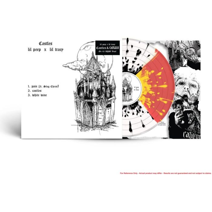 LIL PEEP - CASTLES I & II (WHITE WITH BLACK SPLATTER/RED WITH YELLOW SPLATTE