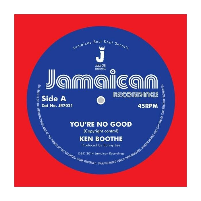 KEN BOOTHE - YOU'RE NO GOOD/OUT OF ORDER DUB
