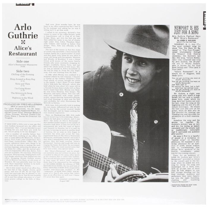 Arlo Guthrie - Alice's Restaurant