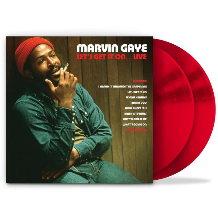 MARVIN GAYE - LET'S GET IT ON LIVE (RED VINYL)