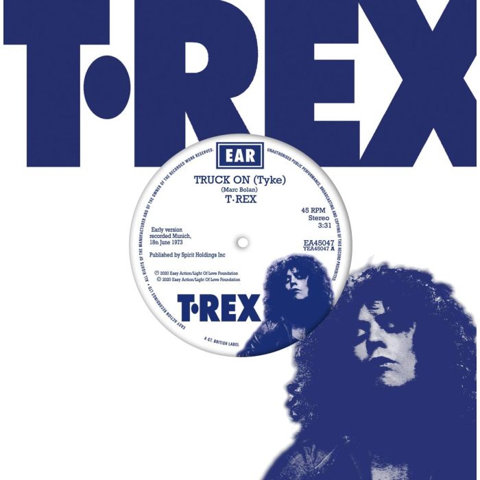 T REX - TRUCK ON (BLUE 7INCH)