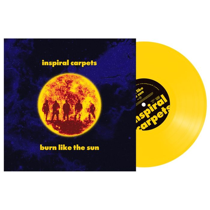 INSPIRAL CARPETS - BURN LIKE THE SUN (YELLOW VINYL)