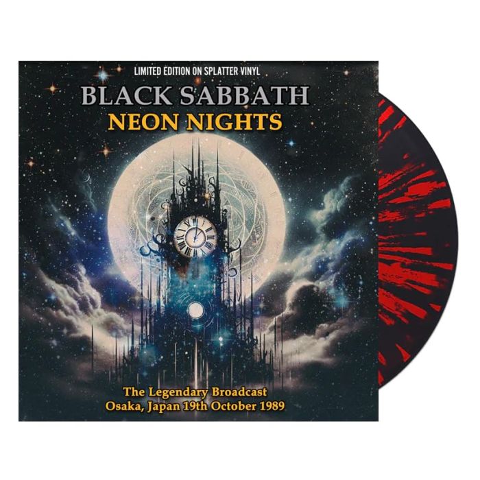 BLACK SABBATH - NEON NIGHTS (BLACK & RED SPLATTER VINYL)