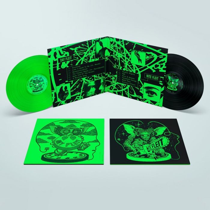 NITE FLEIT - DAY FLEIT / NIGHT FLEIT (FLUORESCENT GREEN & BLACK VINYL)
