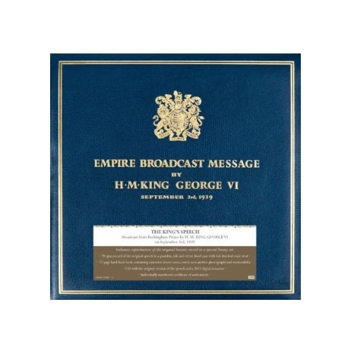 KING GEORGE VI - KING TO HIS PEOPLES: 3RD SEPTEMBER 1939