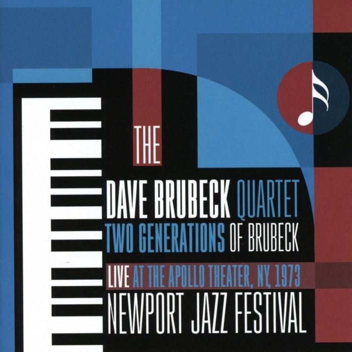 DAVE QUARTET BRUBECK - TWO GENERATIONS OF BRUBECK: LIVE AT THE APOLLO THEATER, NY, 1973