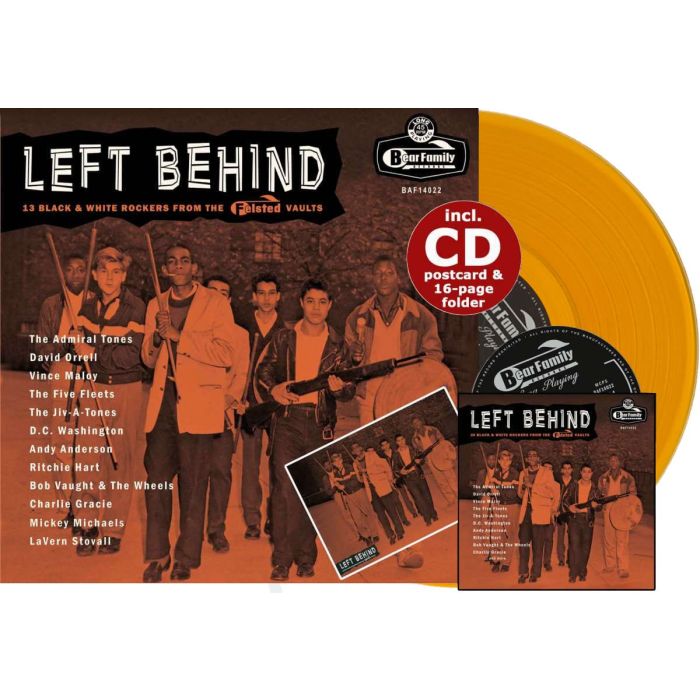 VARIOUS ARTISTS - LEFT BEHIND: 13 BLACK & WHITE ROCKERS FROM THE FELSTED VAULTS