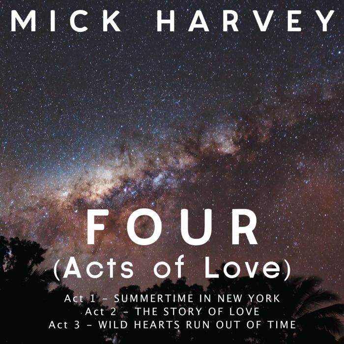 MICK HARVEY - FOUR (ACTS OF LOVE) (LIMITED/CLEAR VINYL)