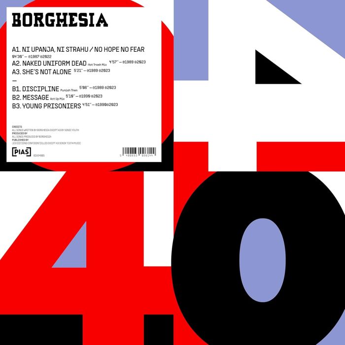 BORGHESIA - PIAS 40