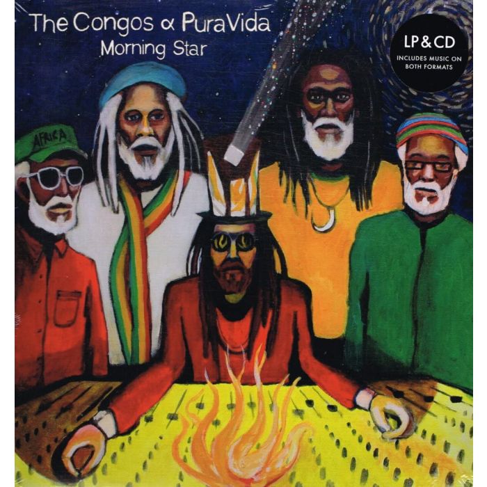CONGOS & PURA VIDA - MORNING STAR (180G/PURPLE-PINK-WHITE MARBLED VINYL)