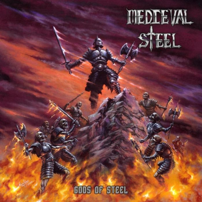 MEDIEVAL STEEL - GODS OF STEEL (RED VINYL)