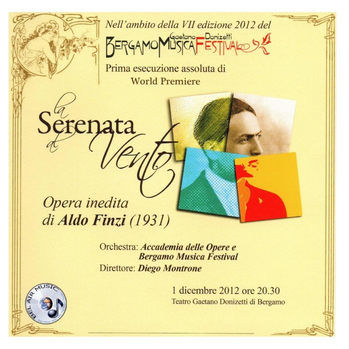 [CD/DVD] DASHEVESKY,SHIRELLE; ACCADEMIA DELLE OPERE E BERGAMO MUSIC FESTIVAL & DIEGO MONTRONE - ALDO FINZI: LA SERENATA AL VENTO