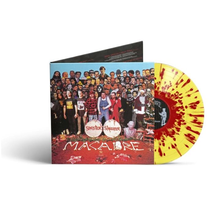MACABRE - SINISTER SLAUGHTER (TRANS YELLOW/RED SPLATTER VINYL)