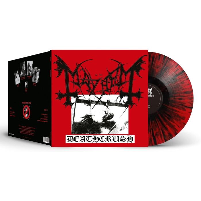 MAYHEM - DEATHCRUSH (RED/BLACK SPLATTER VINYL)