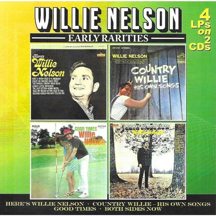 WILLIE NELSON - HERE'S WILLIE NELSON / COUNTRY WILLIE / GOOD TIMES / BOTH SIDES N