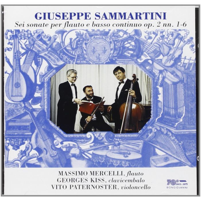 GIUSEPPE SAMMARTINI - SONATE PER FLAUTO E BASSO CONT