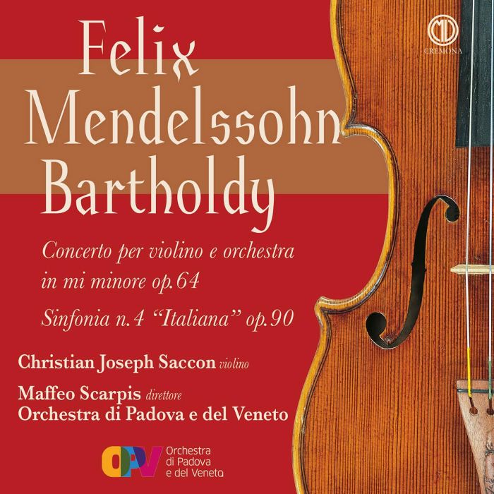 BARTHOLDY / SACCON / ORCHESTRA DI PADOVA - CONCERTO PER VIOLINO E ORCHESTRA IN MI MINORE