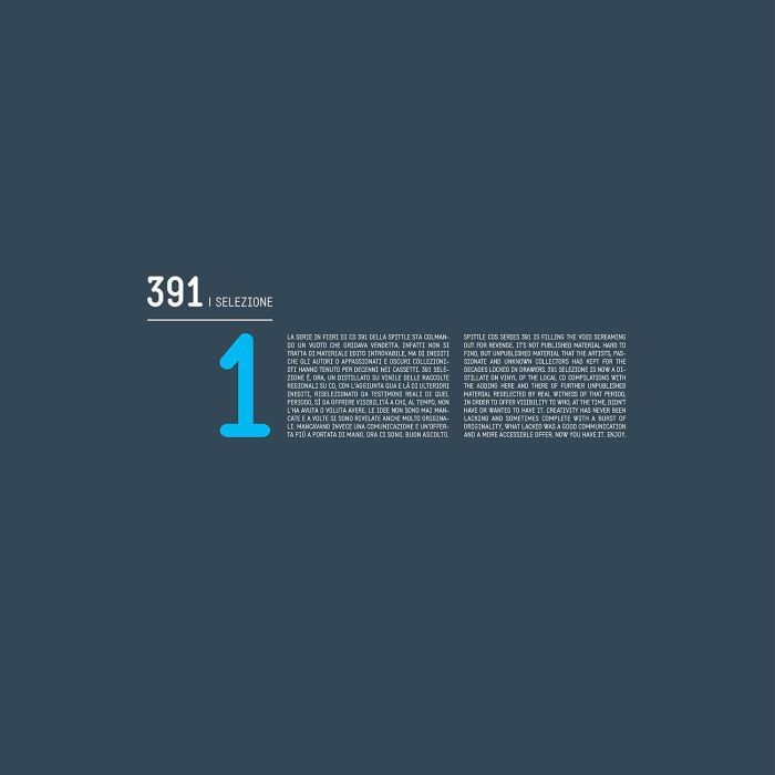 VARIOUS ARTISTS - 391 SELEZIONE 1
