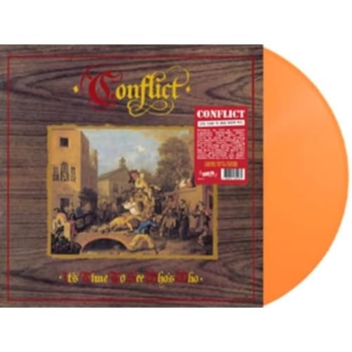 CONFLICT - IT'S TIME TO SEE WHO'S WHO (ORANGE VINYL)