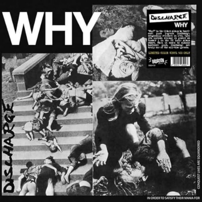 DISCHARGE - WHY (RED VINYL)