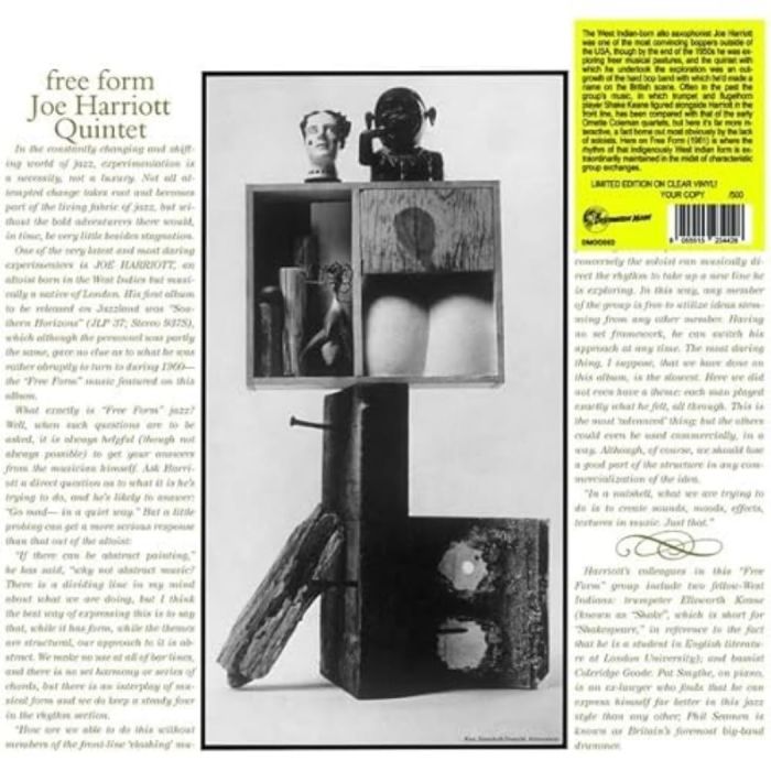 JOE QUINTET HARRIOTT - FREE FORM