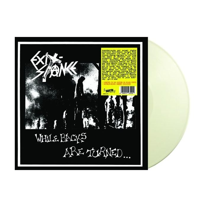 EXIT-STANCE - WHILE BACKS ARE TURNED... (WHITE VINYL)