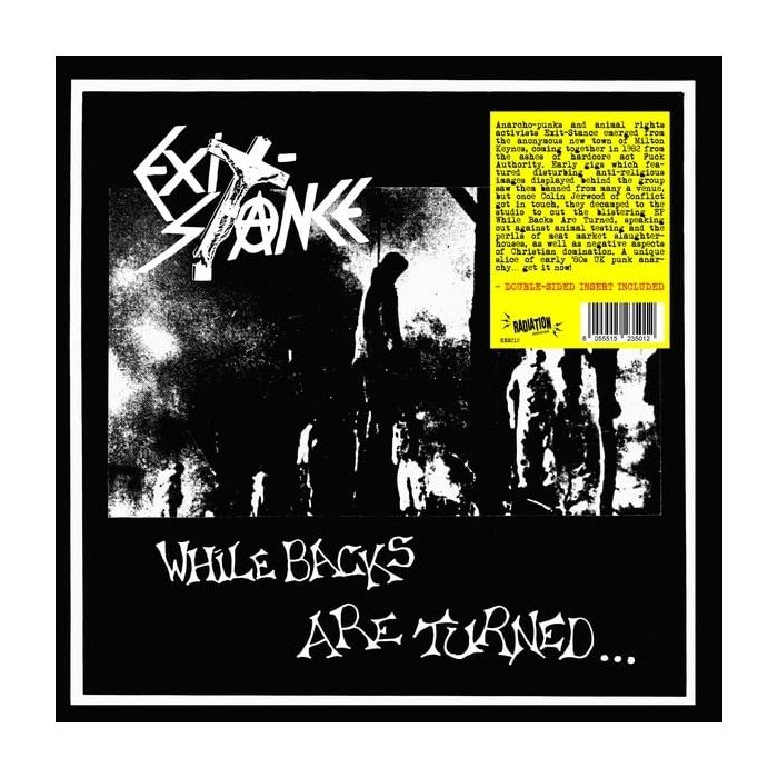EXIT-STANCE - WHILE BACKS ARE TURNED...