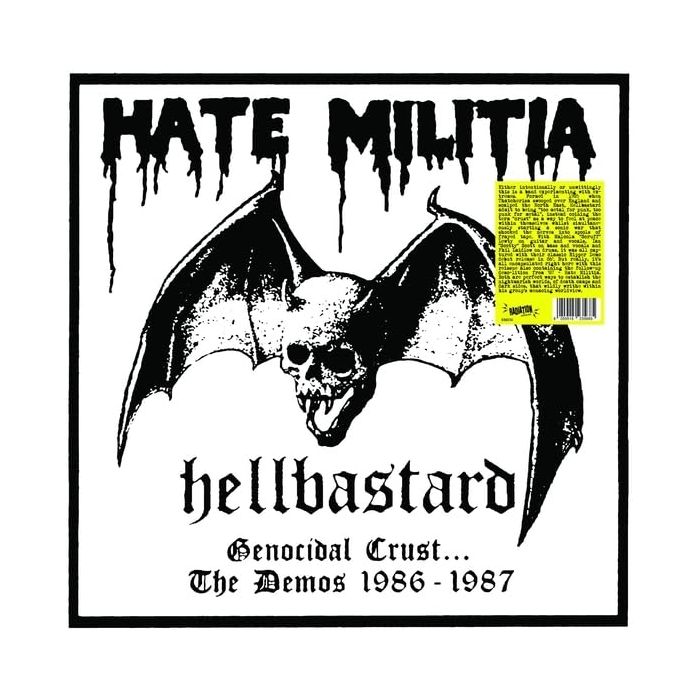 HELLBASTARD - GENOCIDAL CRUST: THE DEMOS 1986-1987 (COLOR VINYL)
