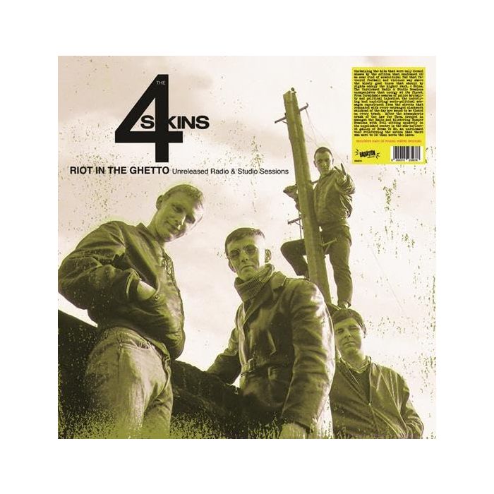 4 SKINS - RIOT IN THE GHETTO: UNRELEASED RADIO & STUDIO SESSIONS (RED VINYL