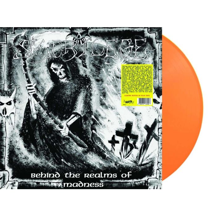 SACRILEGE - BEHIND THE REALMS OF MADNESS (ORANGE VINYL)