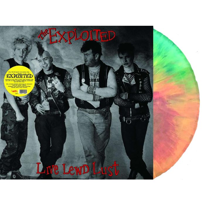 EXPLOITED - LIVE LEWD LUST (MULTI-COLOUR VINYL)