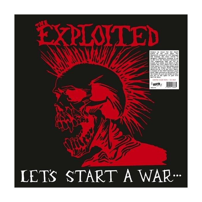 EXPLOITED - LETS START A WAR... ...SAID MAGGIE ONE DAY (COLOURED VINYL)