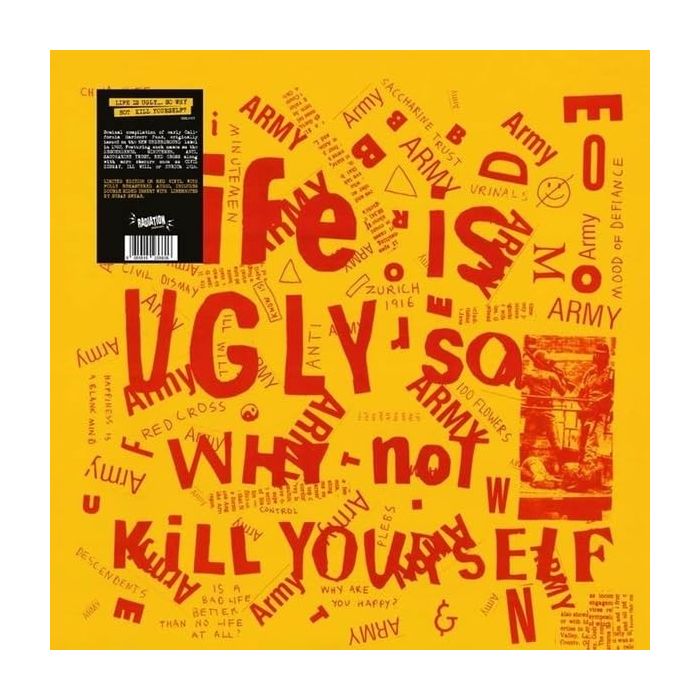 VARIOUS ARTISTS - LIFE IS UGLY SO WHY NOT KILL YOURSELF (COLOR VINYL)