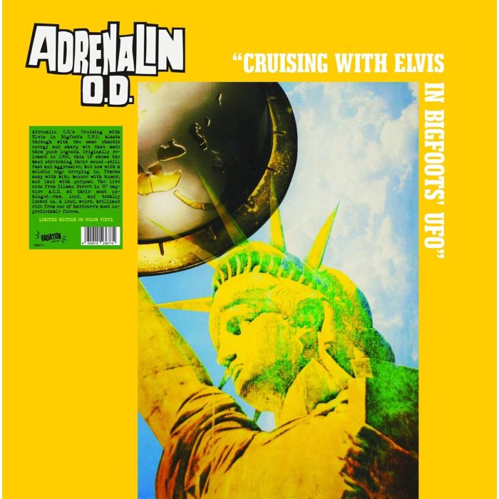 ADRENALIN O.D. - CRUISING WITH ELVIS IN BIGFOOT'S U.F.O. (COLOR VINYL)