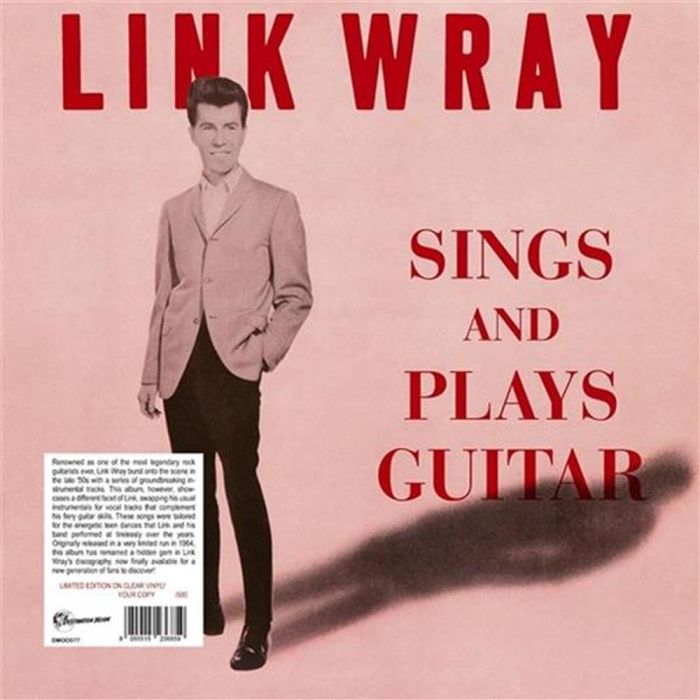 LINK WRAY - SINGS & PLAYS GUITAR (CLEAR VINYL)