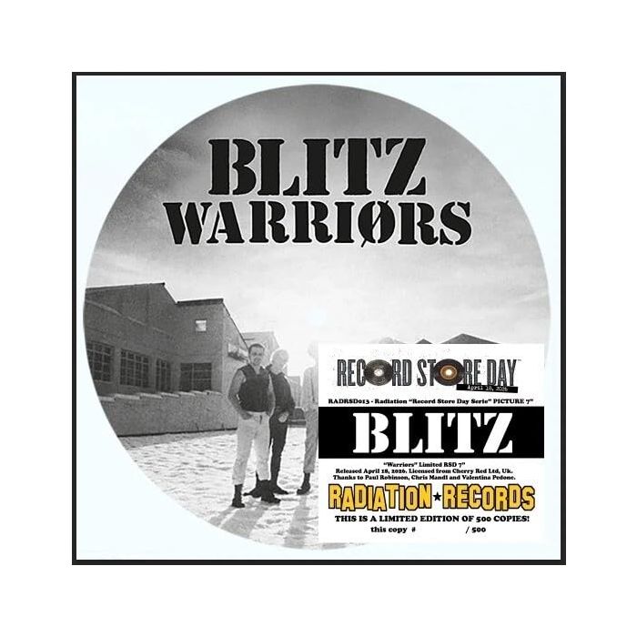 BLITZ - WARRIORS/YOUTH (LIMITED EDITION/PICTURE DISC)