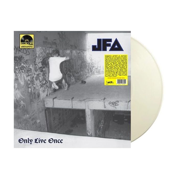 JFA - ONLY LIVE ONCE (WHITE VINYL)