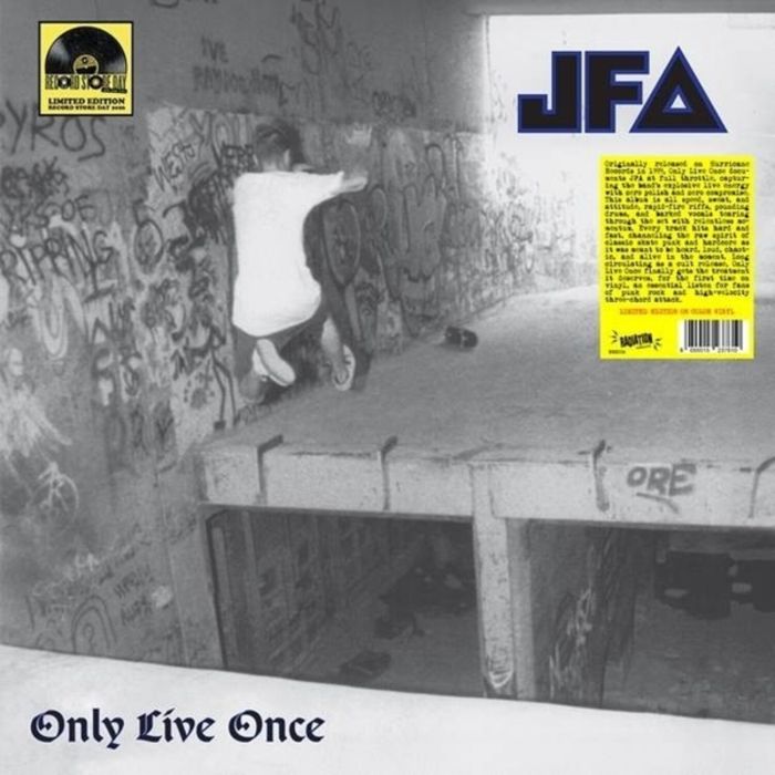 JFA - ONLY LIVE ONCE (WHITE VINYL)