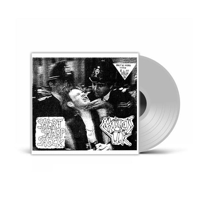 CHAOS UK - SHORT SHARP SHOCKED (CLEAR VINYL)