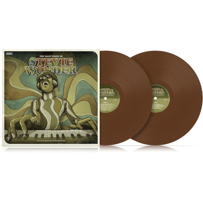 VARIOUS ARTISTS - MANY FACES OF STEVIE WONDER (BROWN VINYL)