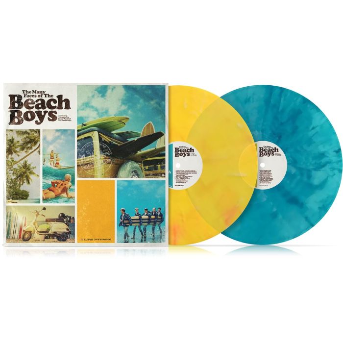 VARIOUS ARTISTS - MANY FACES OF THE BEACH BOYS (MARBLE/CYAN VINYL)